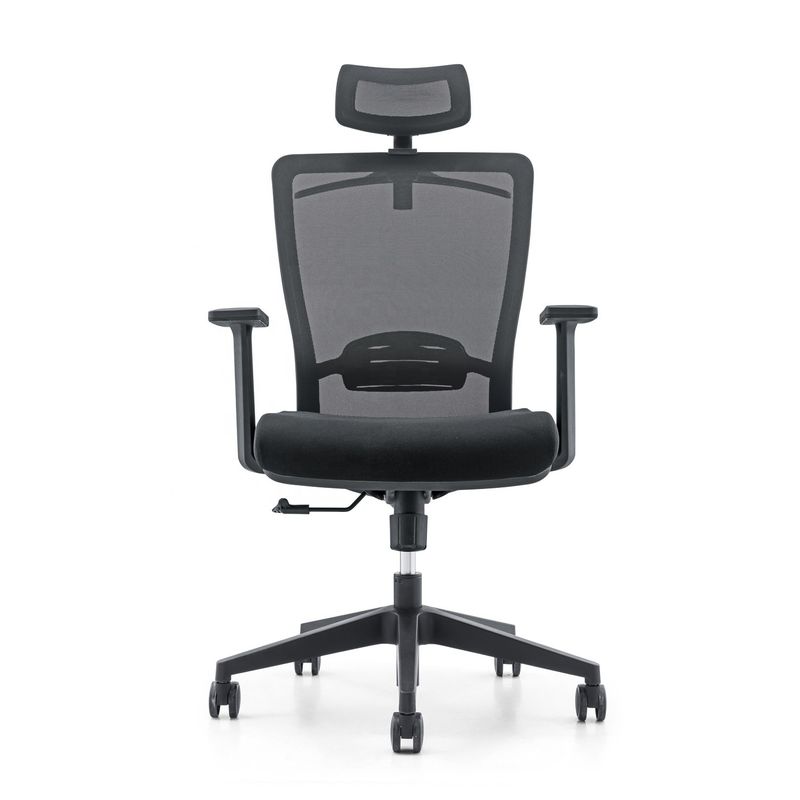 650*690*1150-1250mm Ρυθμίσιμη πολυτελή καρέκλα γραφείου με πλέγμα υφάσματος και σταθερό στήριγμα χεριών