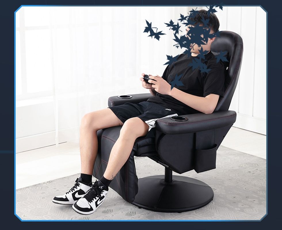 Σιδερένιο μεταλλικό ιαπωνικό σχεδιασμό Lazy Boy Gamer Sofa Recliner Rocker με περιστρεφόμενη καρέκλα παιχνιδιών