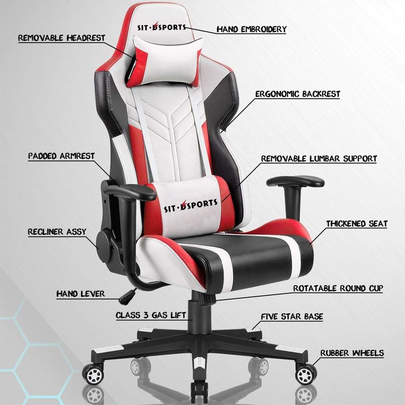 Εύκολο PU δέρμα Custom μασάζ Y-SEATER Γραφείο gaming καρέκλα για τον υπολογιστή gamer
