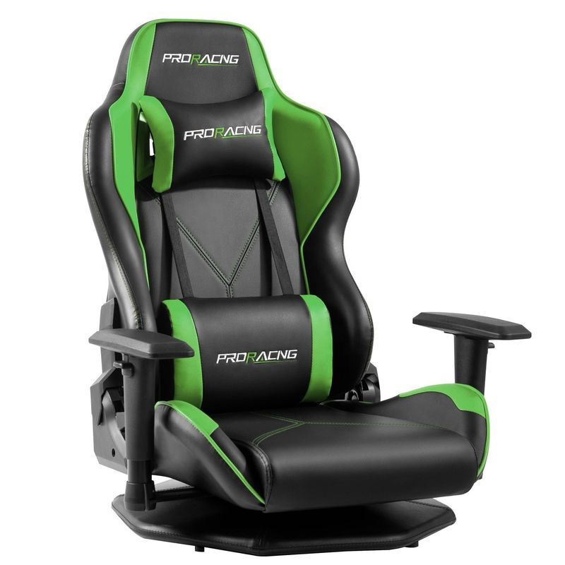 HCYZ Γκρι Leather PVC Computer Gaming Chair με περιστρεφόμενο σχεδιασμό Προσιτή και ανθεκτική