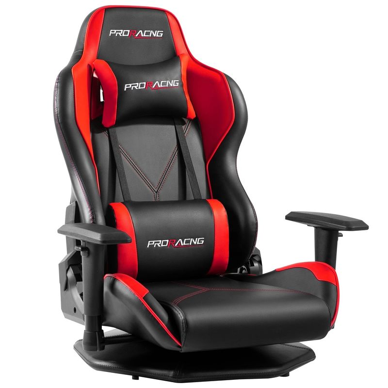 HCYZ Γκρι Leather PVC Computer Gaming Chair με περιστρεφόμενο σχεδιασμό Προσιτή και ανθεκτική