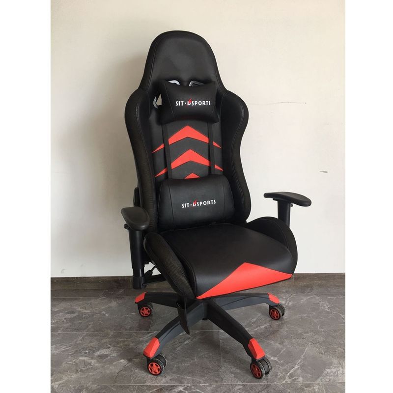 Βιομηχανικό στυλ HCYZ RGB LED Light Computer Chair Εκτελεστική καρέκλα παιχνιδιών με PU Leather