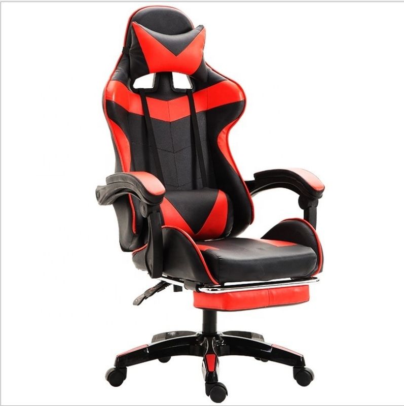 Σύγχρονη σχεδίαση PVC Leather Gaming Chair Backrest Ρυθμίσιμο 90-180 για απόλυτο στήριγμα