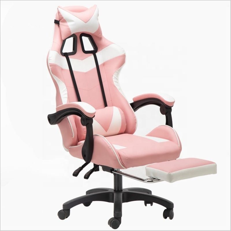 Σύγχρονη σχεδίαση PVC Leather Gaming Chair Backrest Ρυθμίσιμο 90-180 για απόλυτο στήριγμα